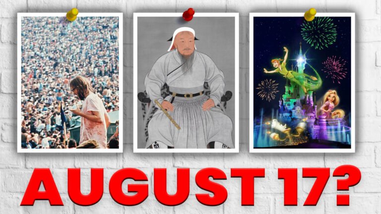 August 17 in History – First Cartoon, Animal Farm, Clinton Scandal, Bruce Lee Wedding